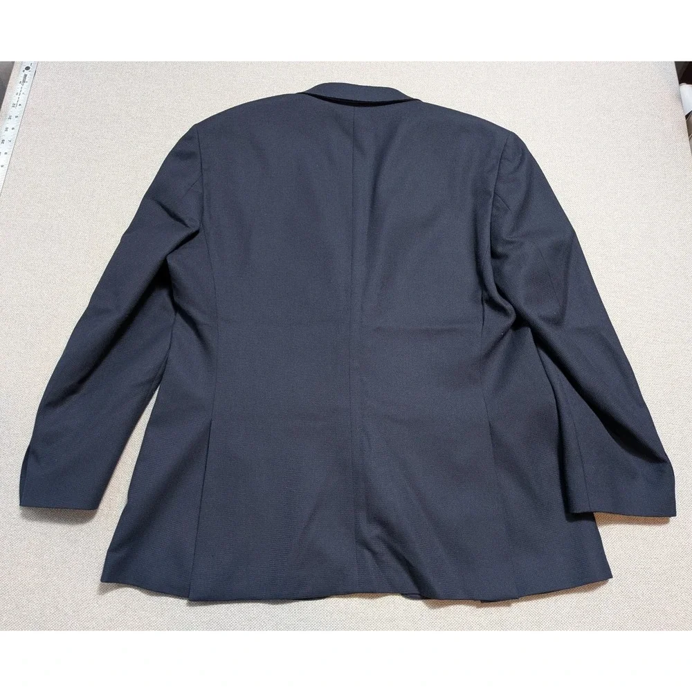 Charles Tyrwhitt Men's Blazer 46R Navy 100% Wool Classic Fit Coat Jacket